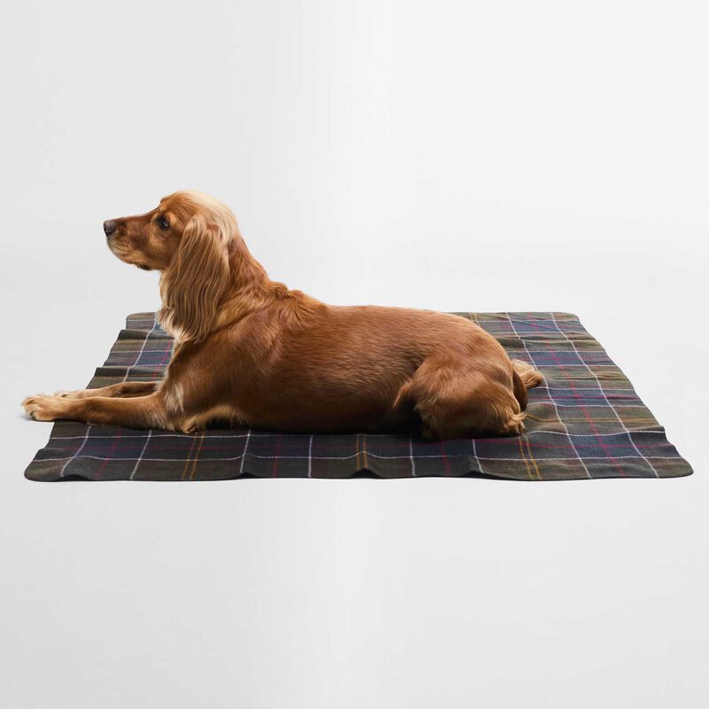 Barbour Dog Tartan Blanket image number 1